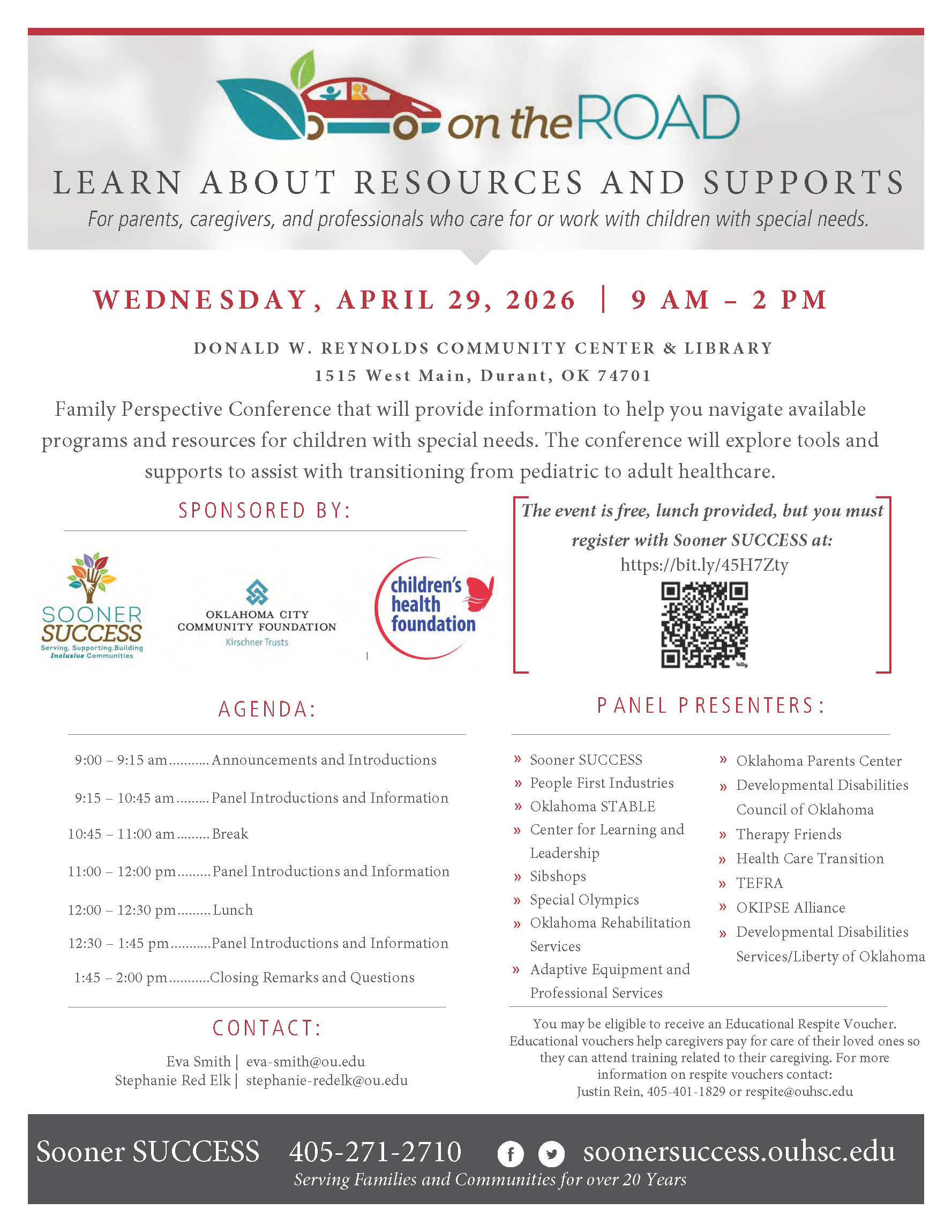 On the Road, April 29 from 9-2 at Durant Library